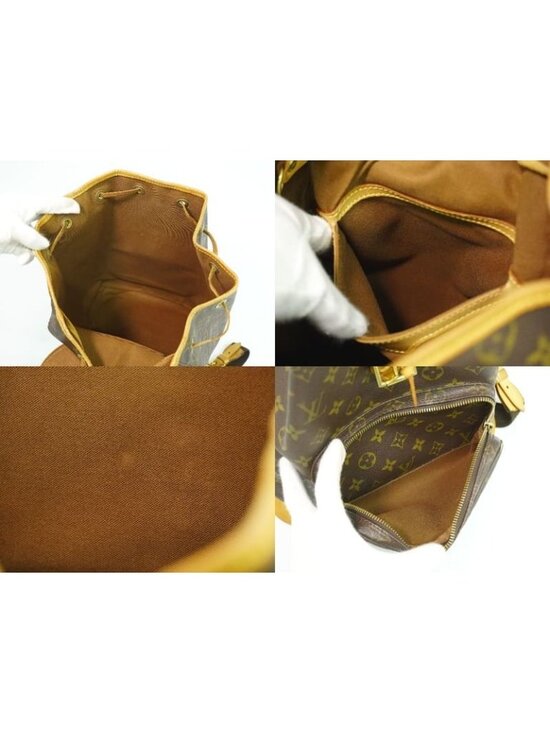 Louis Vuitton Montsouris GM Monogram Rucksack Sac Backpack Brown main image 4